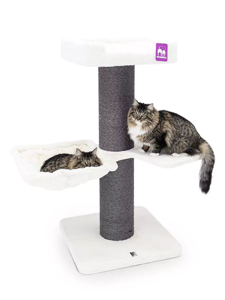 Petrebels Cat Tree Maine Coon 117, Off white