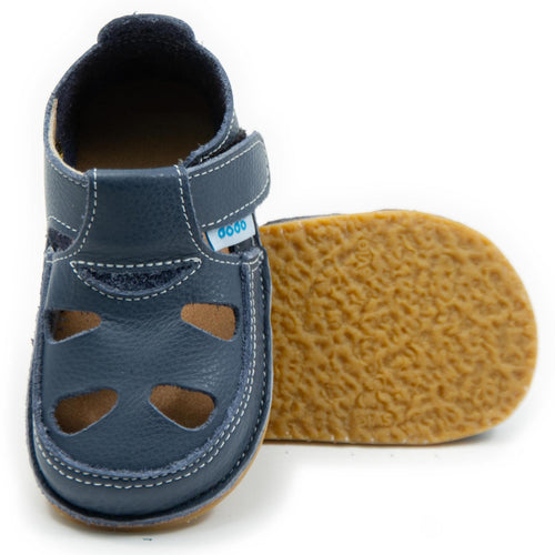 Dodo nahast barefoot-sandaalid, smokey sky