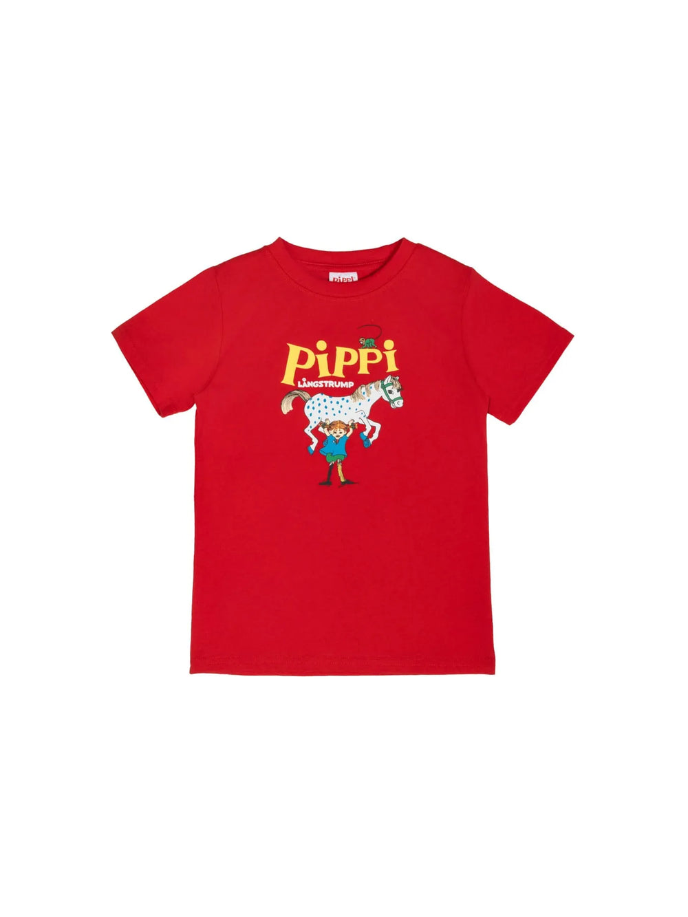 Martinex Pipi Pikksuka logoga T-särk, red