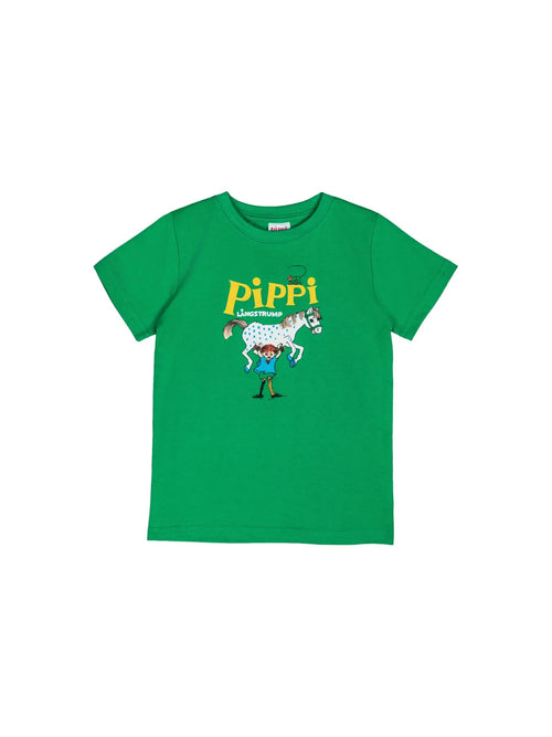 Martinex Pipi Pikksuka logoga T-särk, green