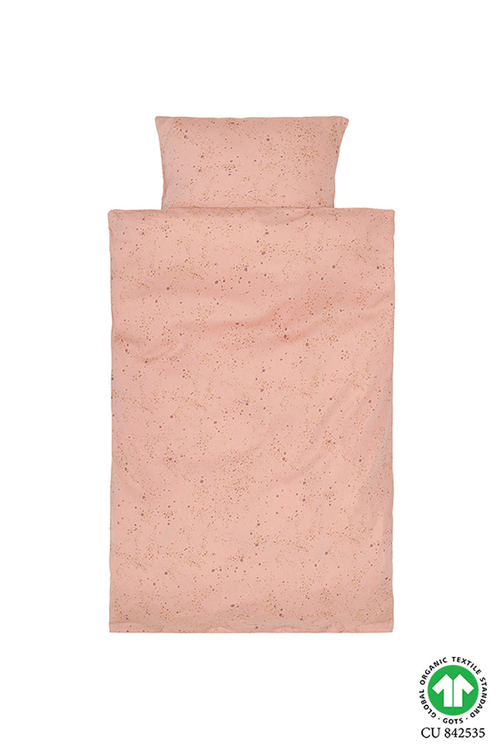 Soft Gallery Peach Perfect Mini Splash JUNIOR, orgaanilisest puuvillasatiinist voodipesu, Rose
