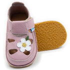 Dodo nahast barefoot-sandaalid, metsik lill/cameo