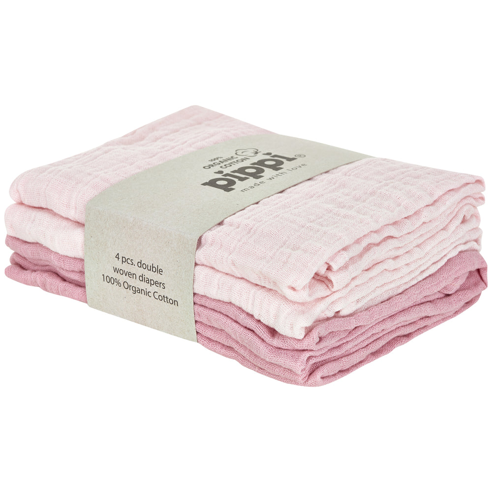 Pippi musliinrätid, 4tk pakis- Shrinking Violet