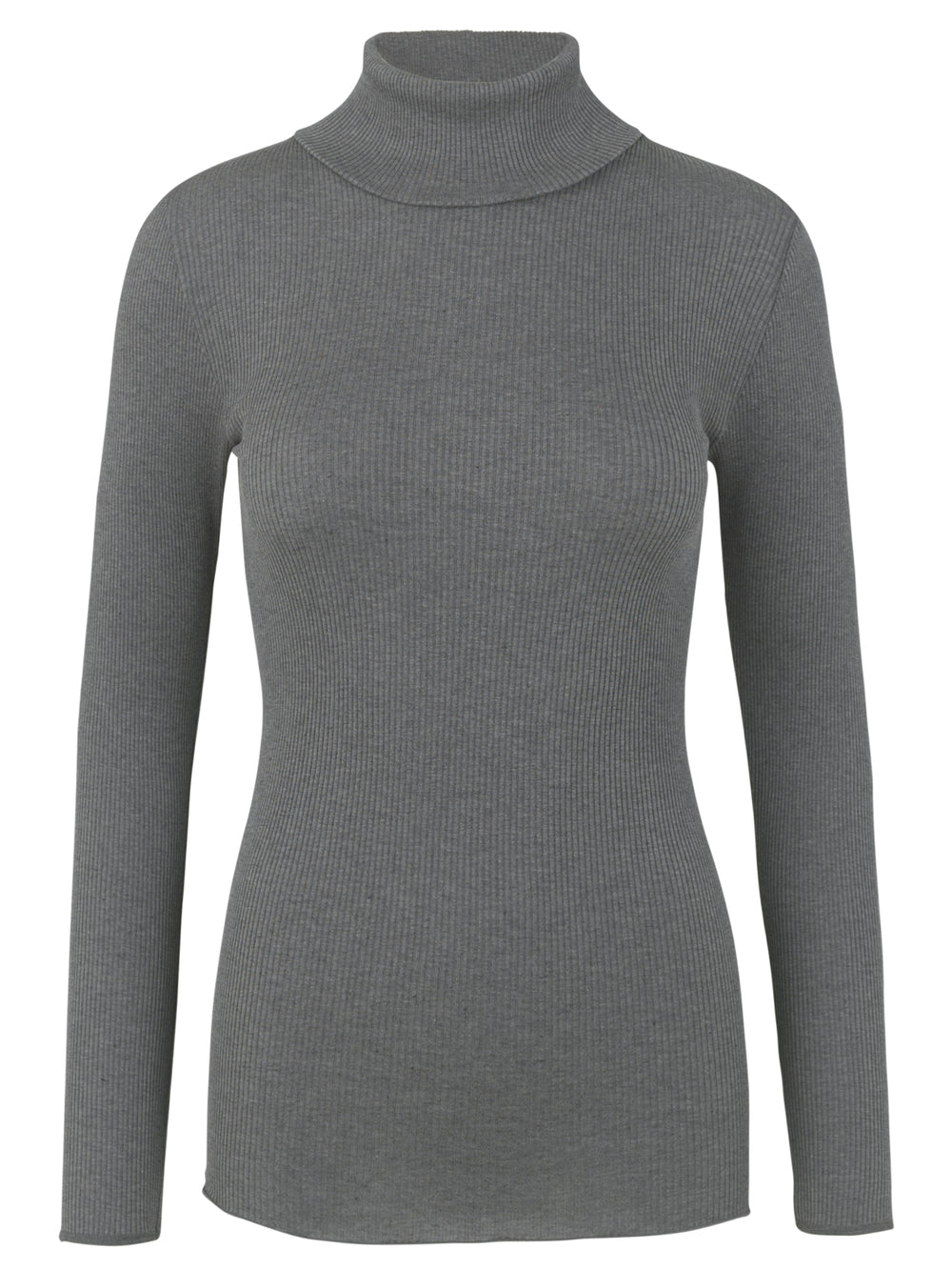 Rosemunde siidist polo, dark grey melange