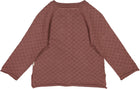 Wheat Hera kootud kardigan baby, rose brown