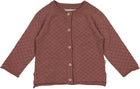 Wheat Hera kootud kardigan baby, rose brown
