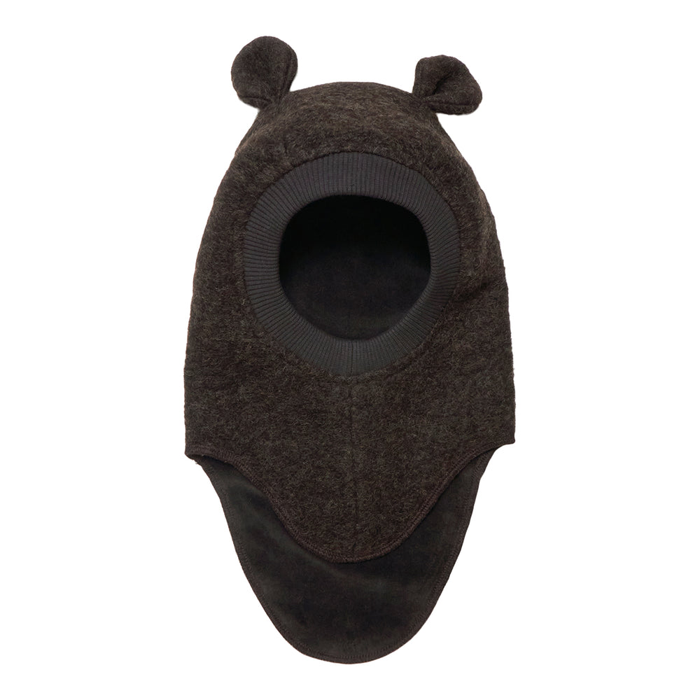 HUTTEliHUT Ears vanutatud villast tuukrimüts, Dark Brown