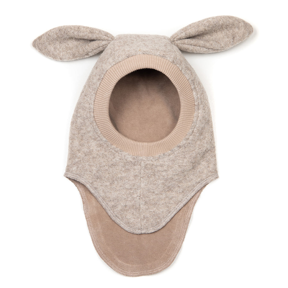 HUTTEliHUT Bunny vanutatud villast tuukrimüts, Camel