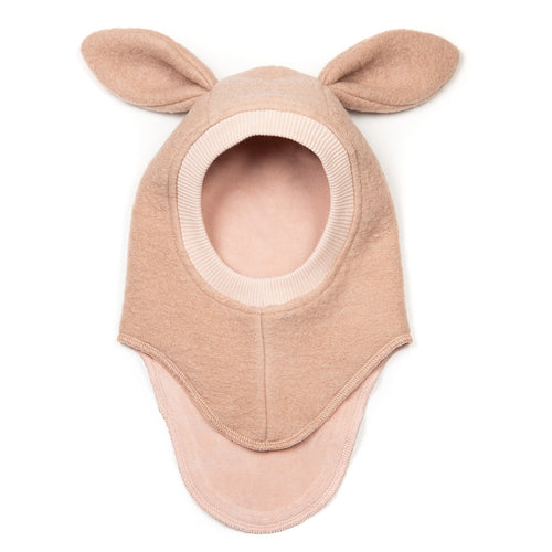 HUTTEliHUT Bunny vanutatud villast tuukrimüts, Dusty Rose