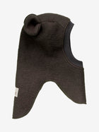 HUTTEliHUT Ears vanutatud villast tuukrimüts, Dark Brown Melange