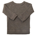 Joha meriinovillane kootud pullover, beež