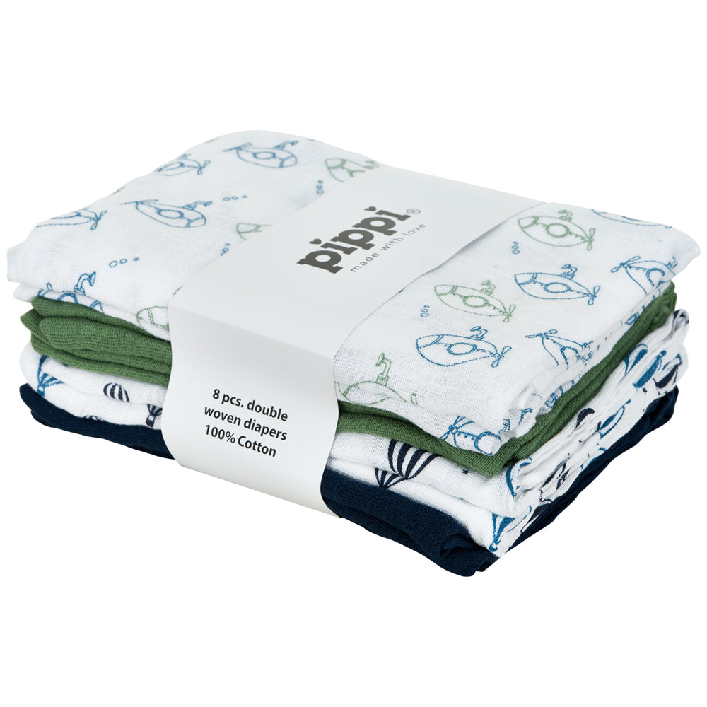 Pippi musliinrätid, 8tk pakis- Kashmir