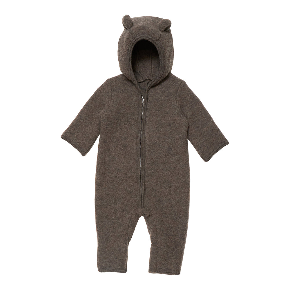 HUTTEliHUT Pram Suit Ears, Cocoa Brown