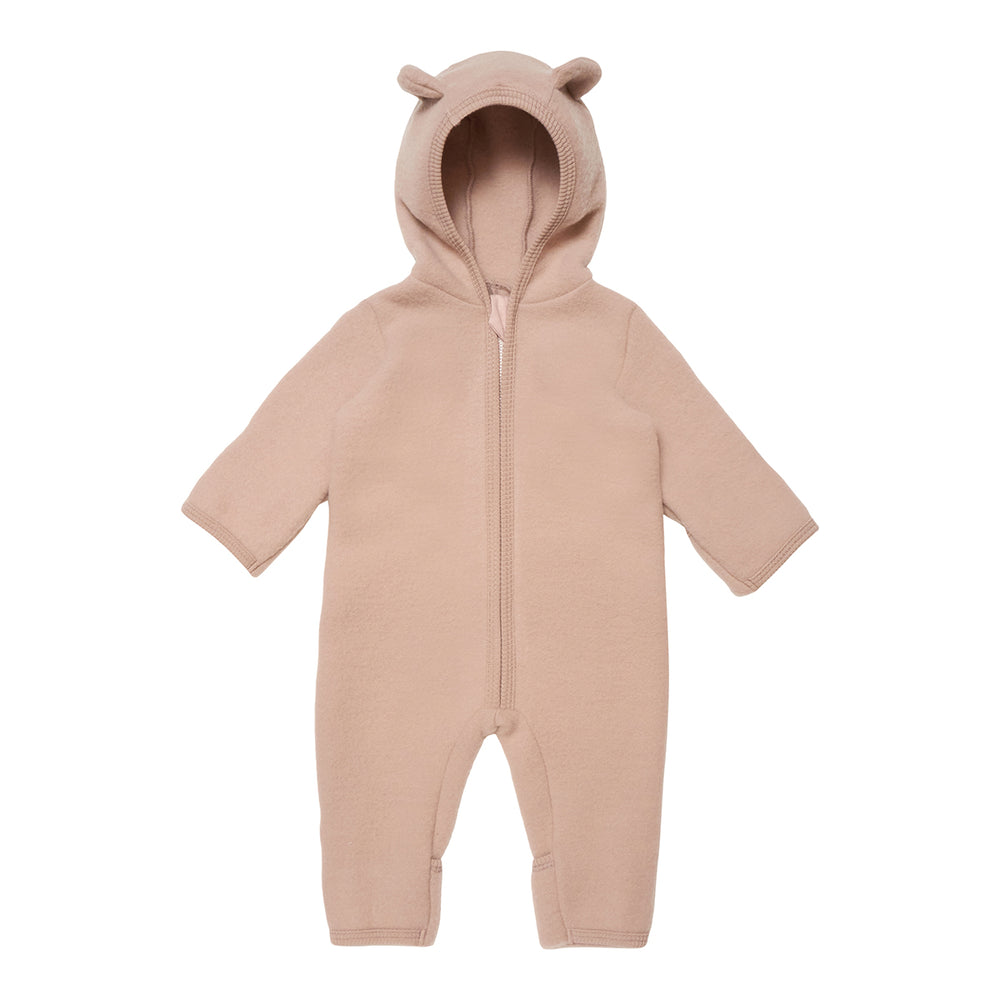 HUTTEliHUT Pram Suit Ears, Dusty Rose