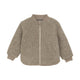 HUTTEliHUT vanutatud villast bomber jakk, Camel Melange