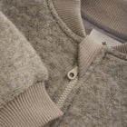 HUTTEliHUT vanutatud villast bomber jakk, Camel Melange