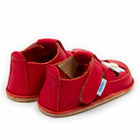 Dodo nahast barefoot-sandaalid, metsik lill/rosu