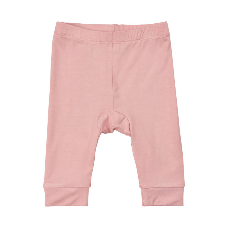 Bambuskangast püksid- Misty Rose