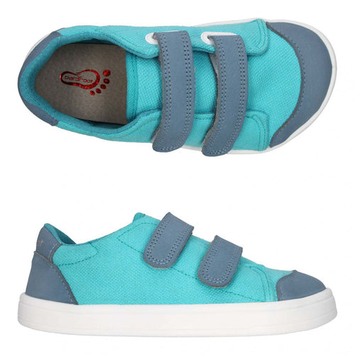 3F Bar3foot tekstiilist tossud, turquoise