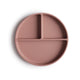 Mushie Silikoonist taldrik iminapaga- Cloudy Mauve