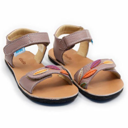 Dodo nahast barefoot-sandaalid, luna/dusty rose