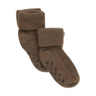 Minymo - Baby Rib Sock W. ABS, coffee liquer