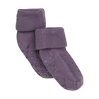 Minymo - Baby Rib Sock W. ABS, flint