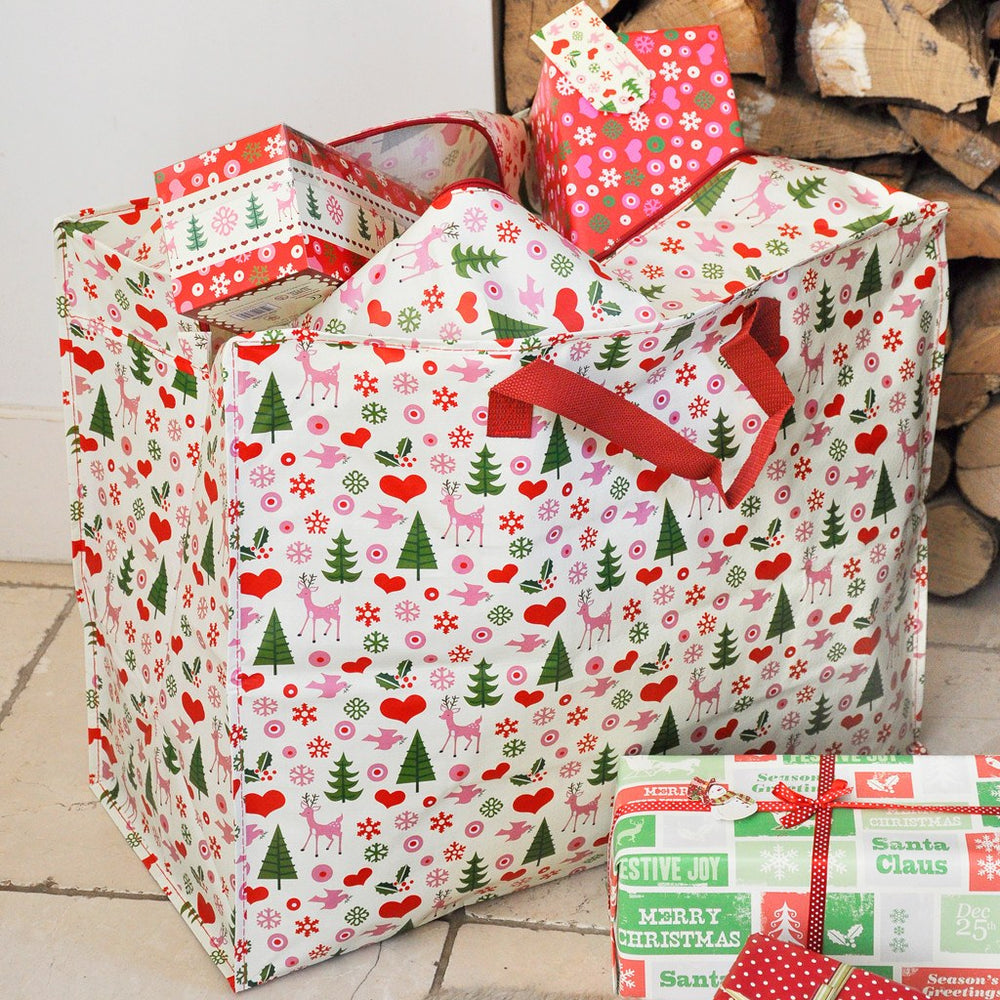 Suur hoiukott, 50´s Christmas design