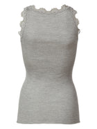Rosemunde Iconic siidist särgik, light grey melange