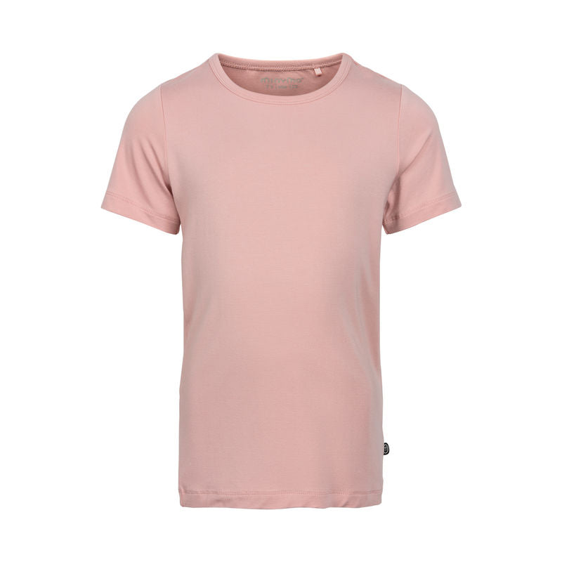 Bambuskangast T- särk, misty rose