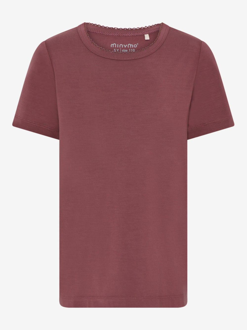 Bambuskangast t-särk, rose brown