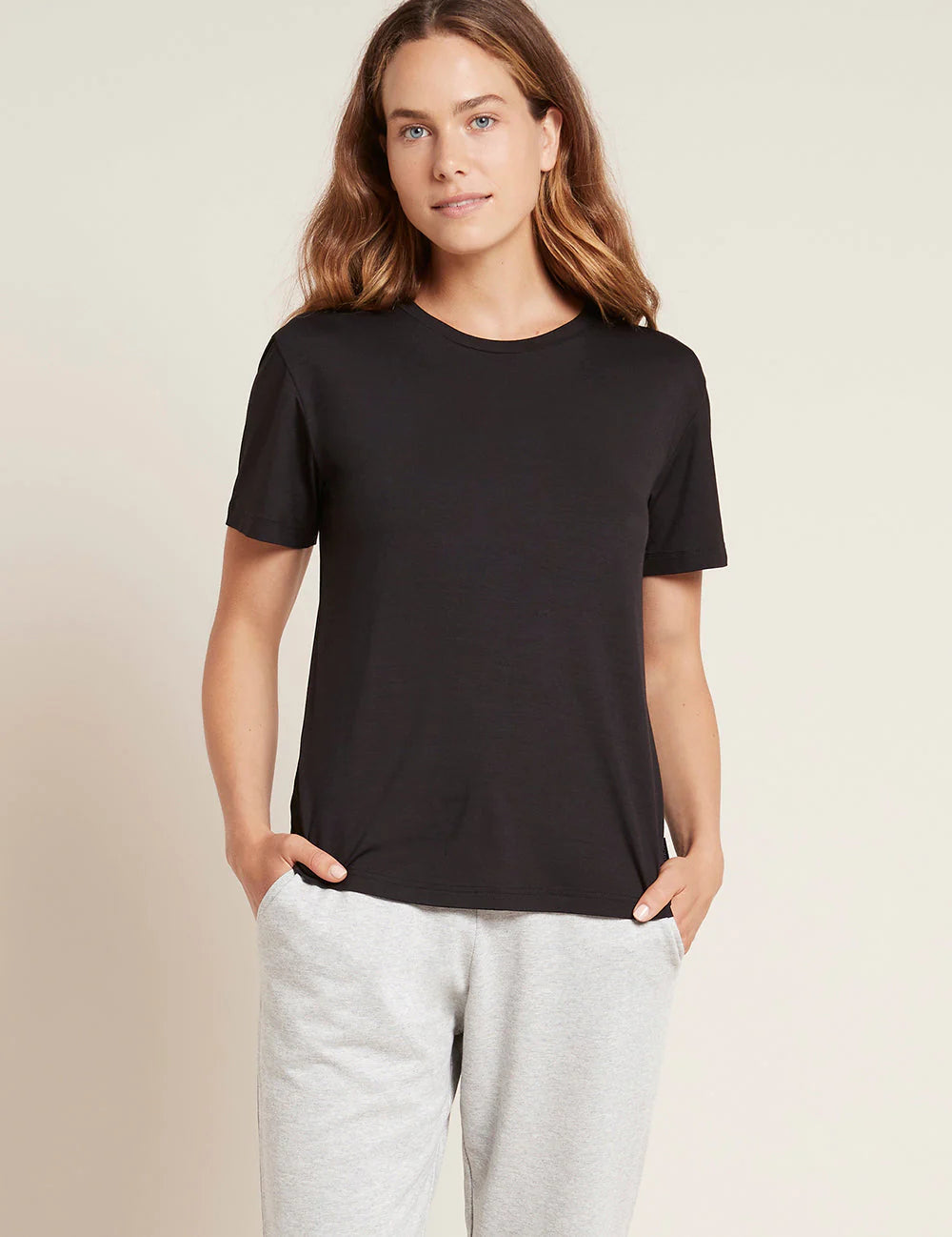 Boody Boyfriend T-Shirt- Black