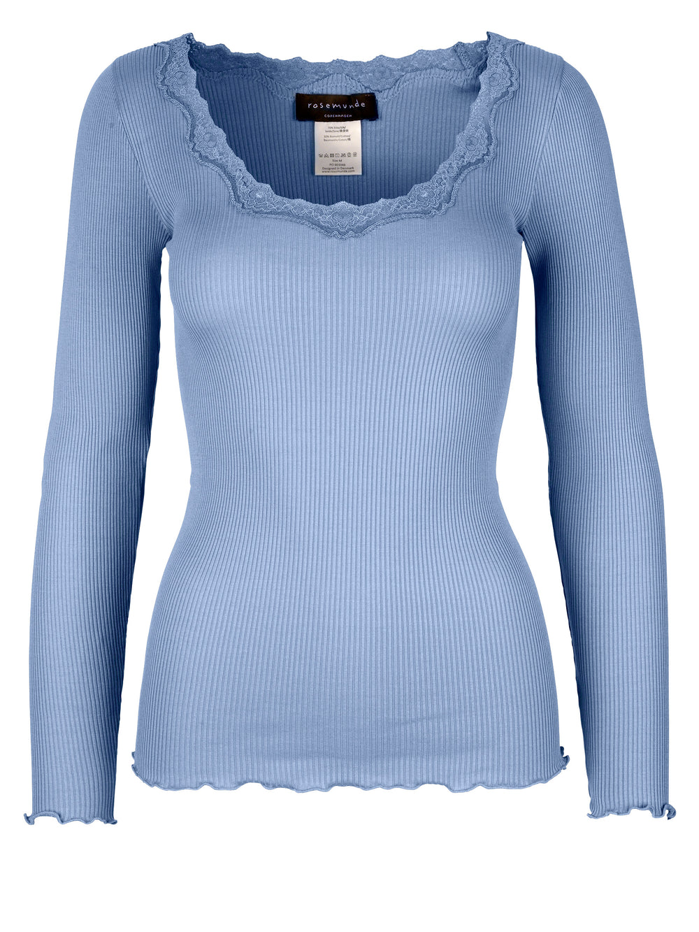 Rosemunde siidist pluus, blue heaven