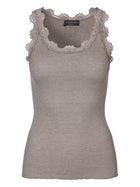 Rosemunde Classic siidist särgik, brown melange