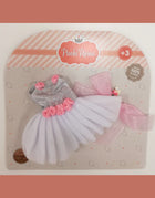 Paola Reina Las Amigas 32cm nuku kleit, Ballerina White and Silver
