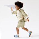 GROUNDIES® Panama Kids Blue Lemon, laste barefoot tossud