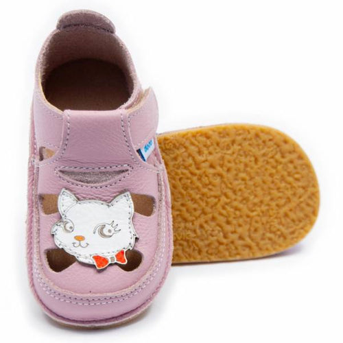 Dodo nahast barefoot-sandaalid, miau/cameo