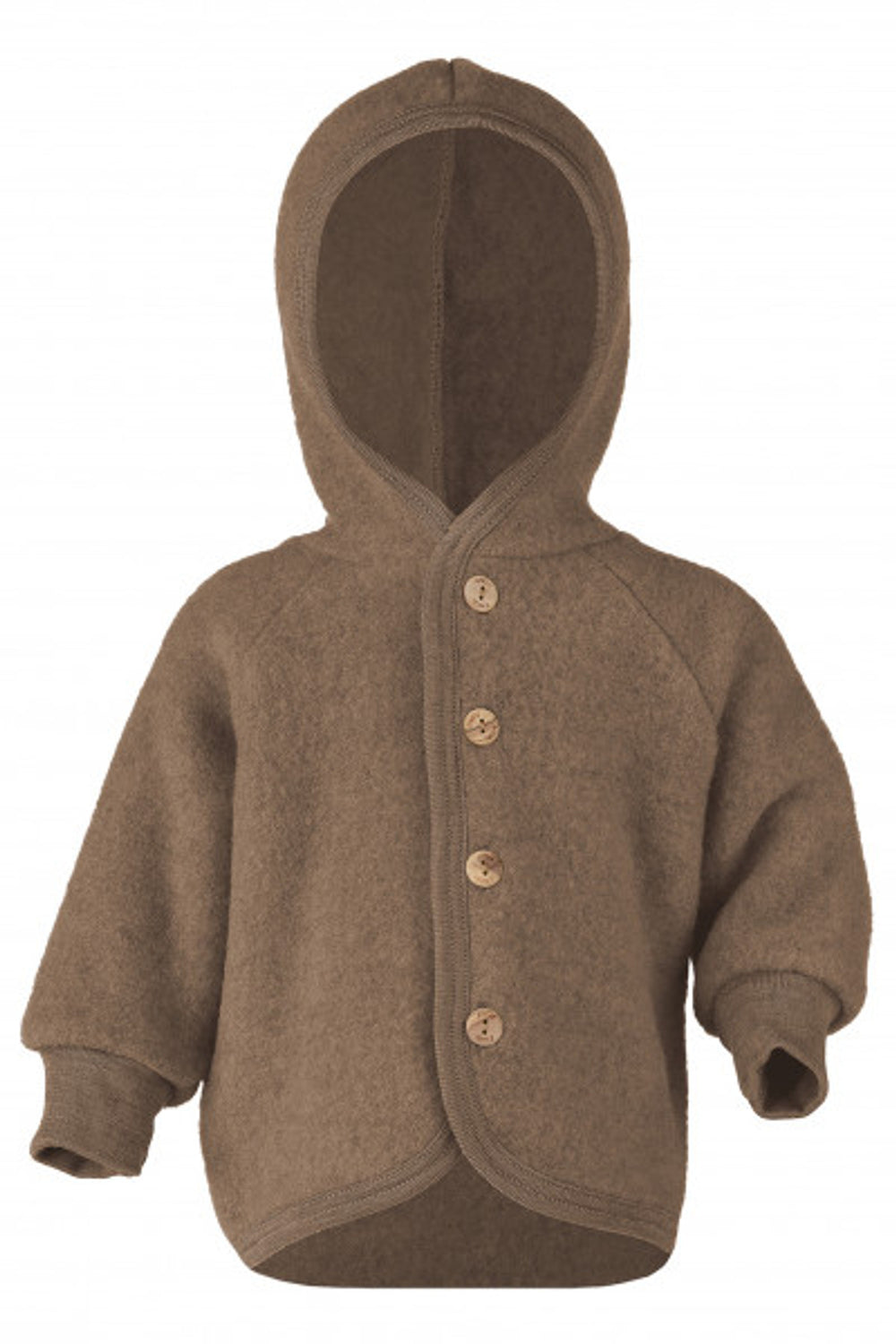 Engel villafliisist jakk, walnut melange