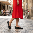 GROUNDIES® Sleek Black, naiste barefoot baleriinad
