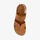GROUNDIES® Juno Caramel, naiste barefoot sandaalid