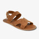 GROUNDIES® Juno Caramel, naiste barefoot sandaalid