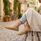 GROUNDIES® Sleek Beige, naiste barefoot baleriinad