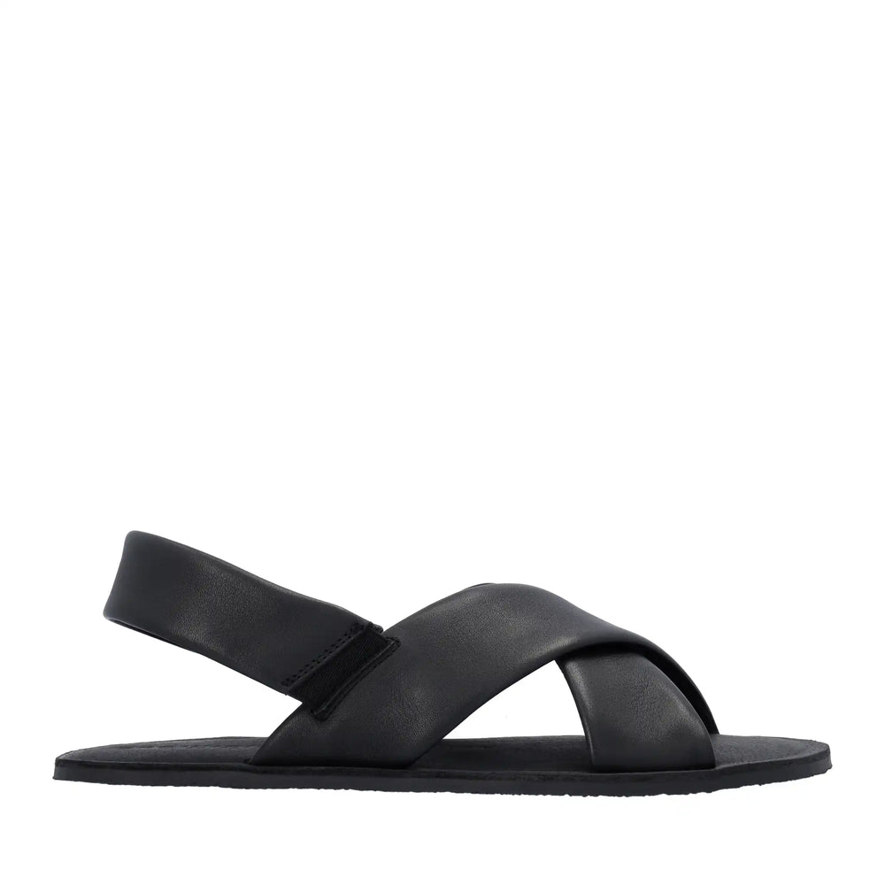 GROUNDIES® Verona 2.0 Black, naiste barefoot sandaalid