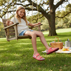 GROUNDIES® Twig Pink Blue, laste barefoot sandaalid