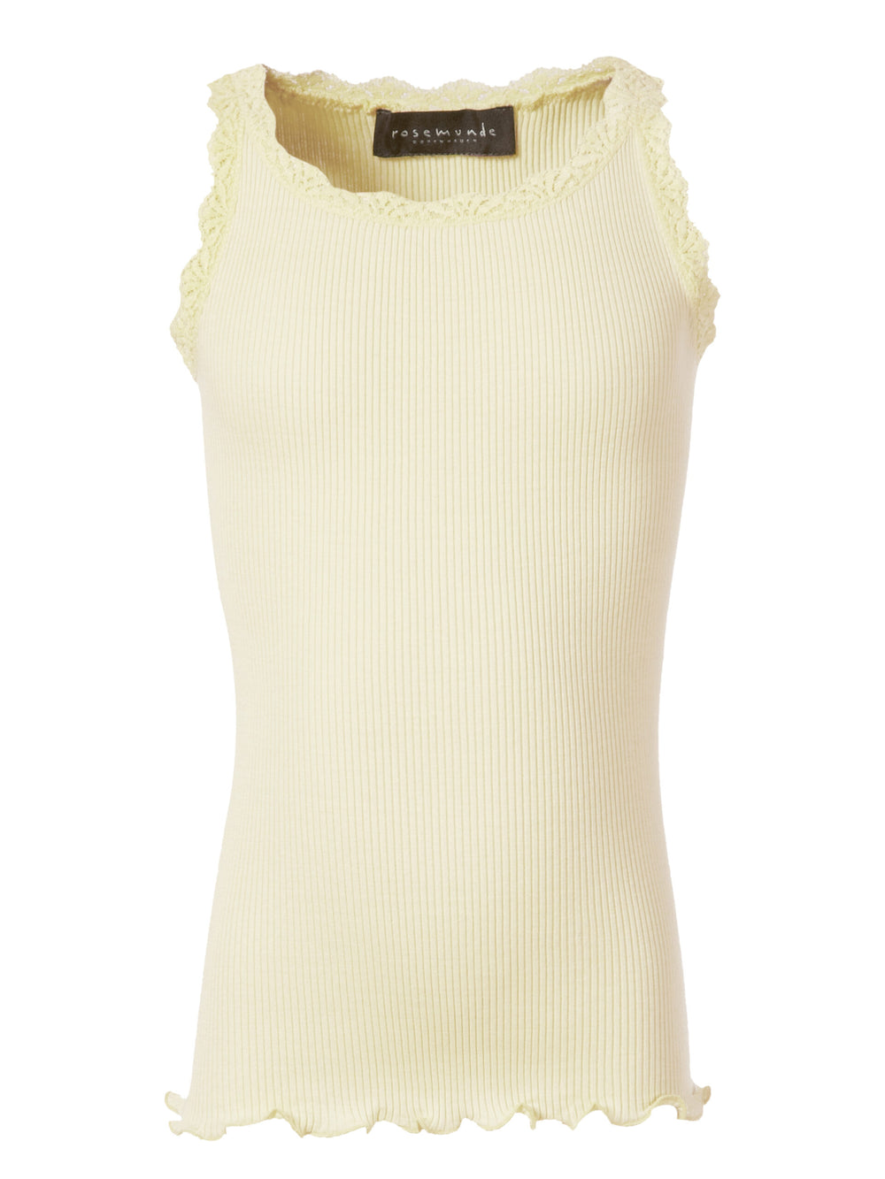 Rosemunde siidisärgik lastele, pale yellow