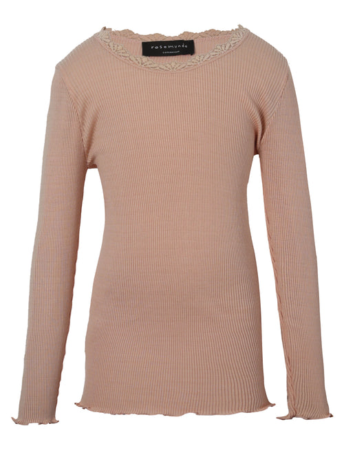 Rosemunde siidist PV pluus lastele, peachy rose