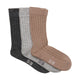 Minymo bambuse ja villa sokid 3 pakk, Grey Melange