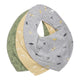 Pippi sall/ilapõll, 3 pakk, dry green