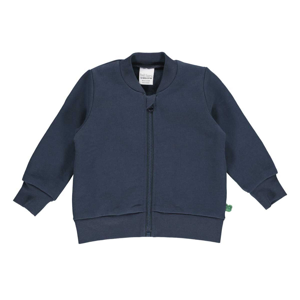 Fred's World Sweat zip jacket baby ,Midnight