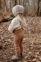 Silly Silas Teddy traksidega retro soojad sukkpüksid, light brown